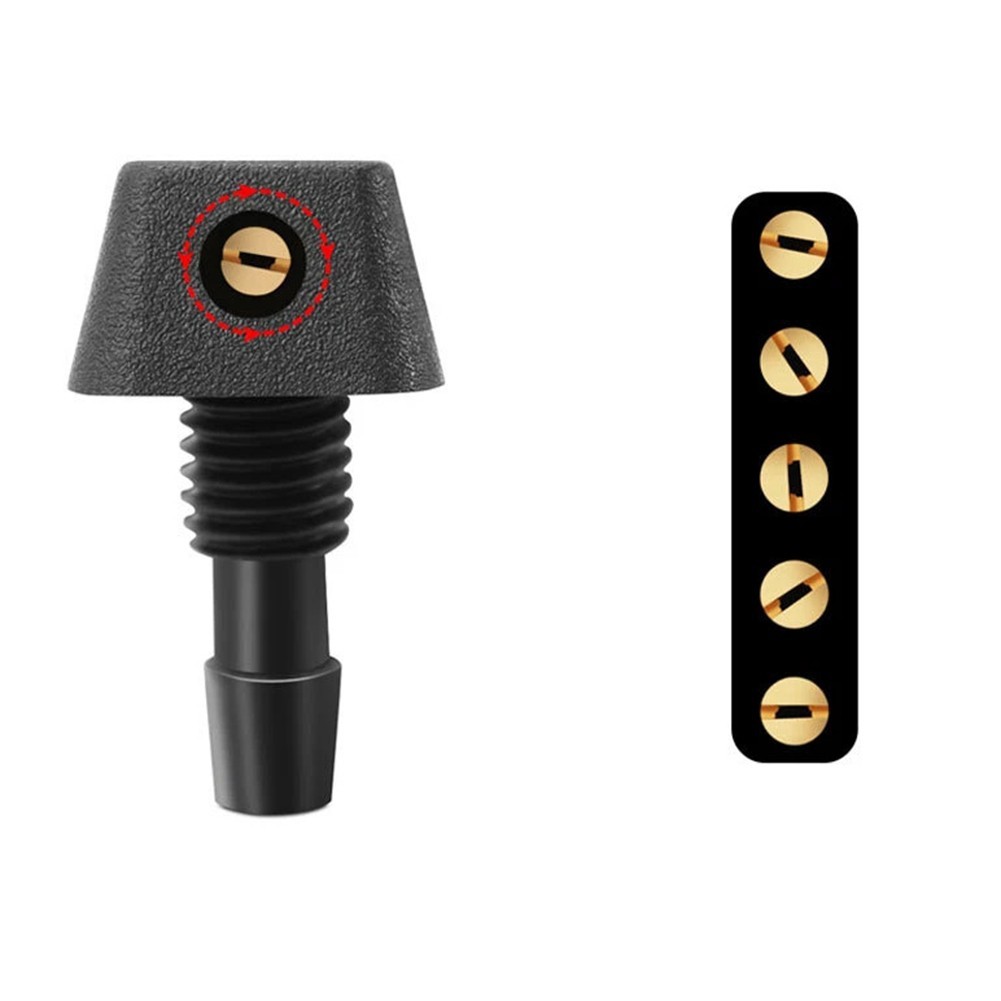 Car wiper nozzle spray cover set 2PCS for improved cleaning efficiency