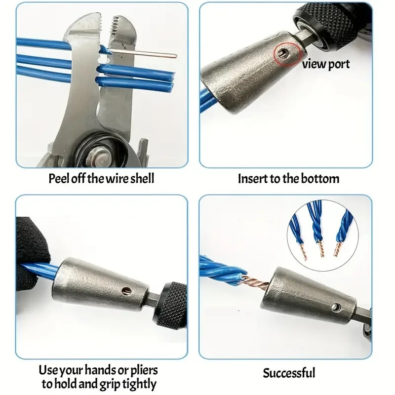 NEW Professional Wire Twisting Tool for Drills FREE SHIPPING