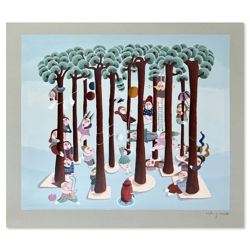 Yuval Mahler Limited Edition Serigraph Hand Signed Art