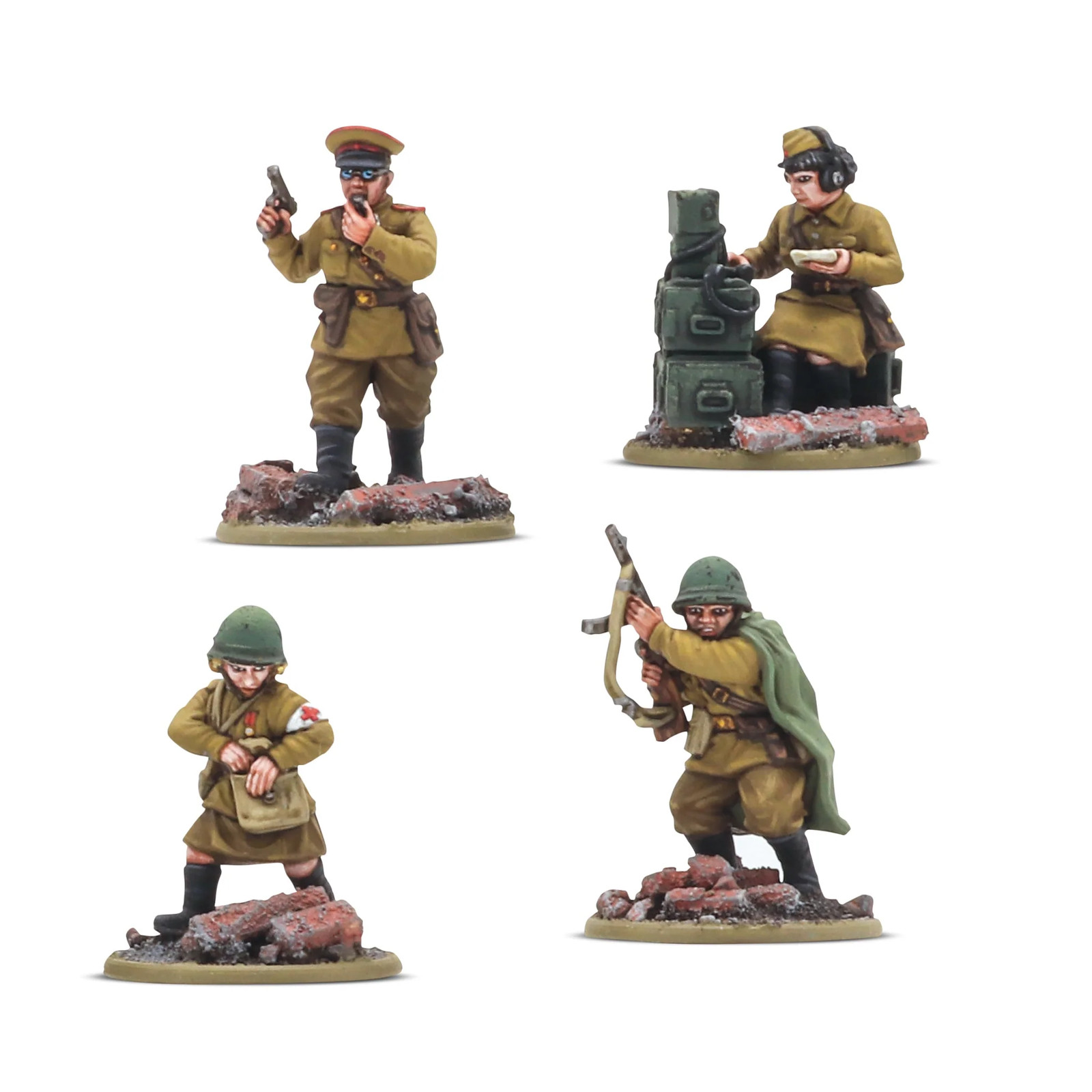 Warlord Games 403214003 Soviet Infantry HQ
