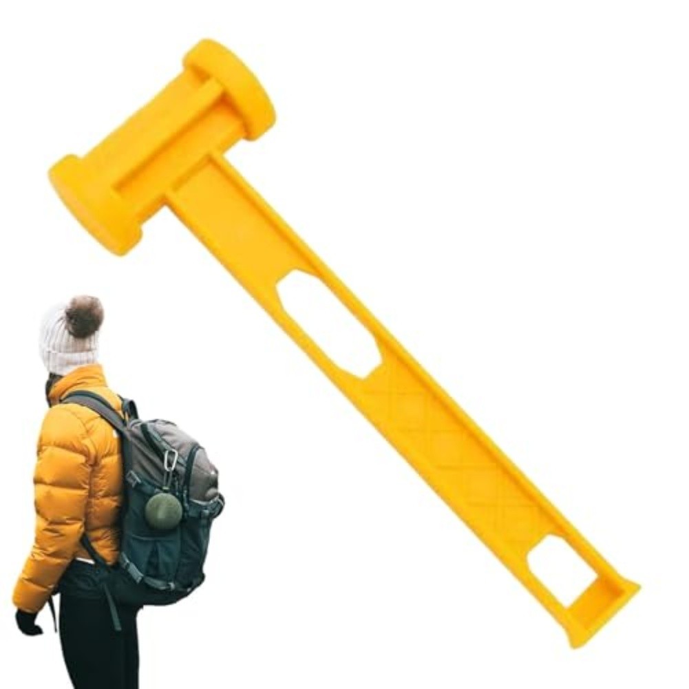 Camping Peg Hammer Lightweight for Tent Stakes with Comfortable Handle Design