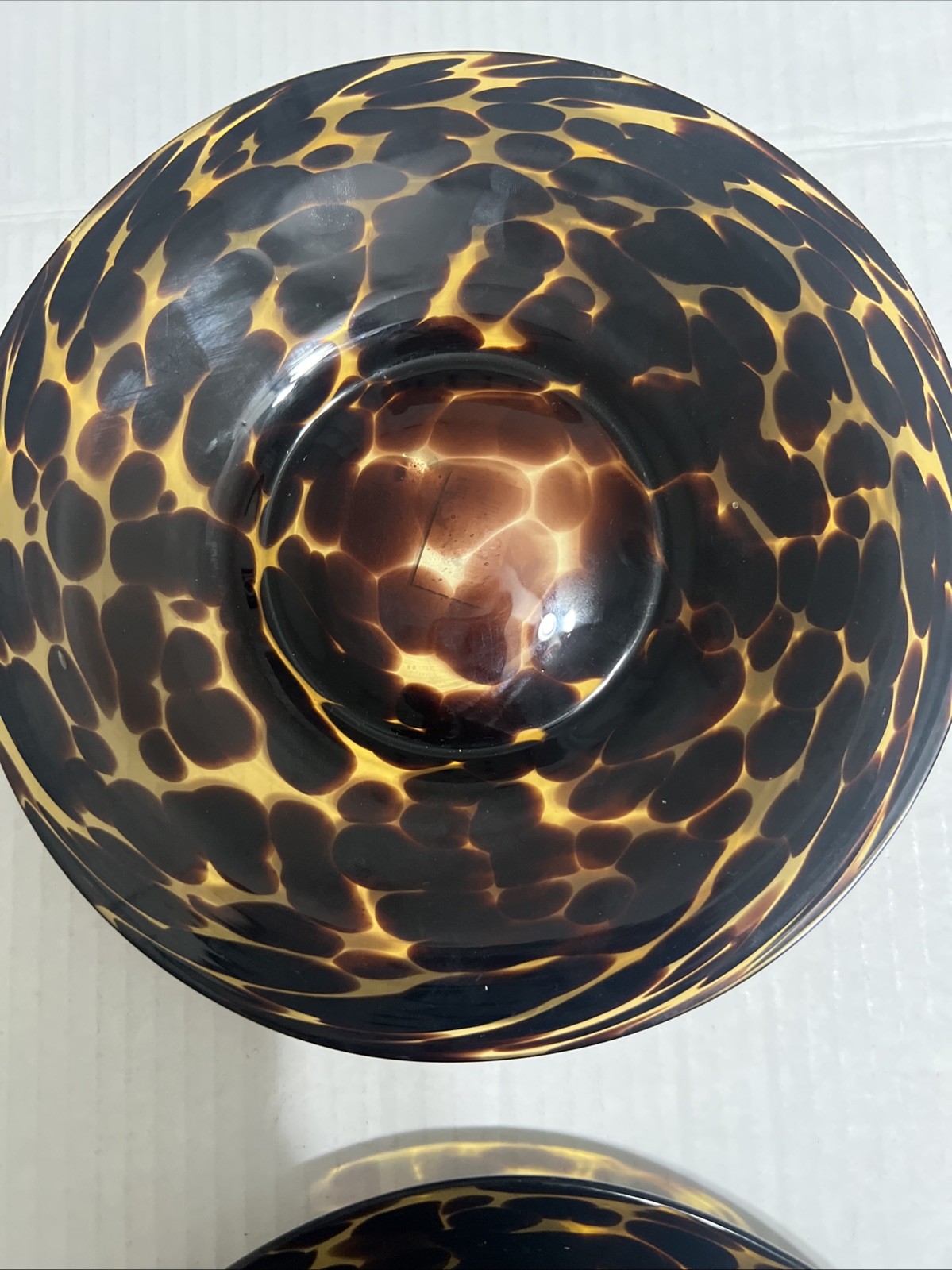 Pier 1 Imports Set 4 Tortoise Print Plates