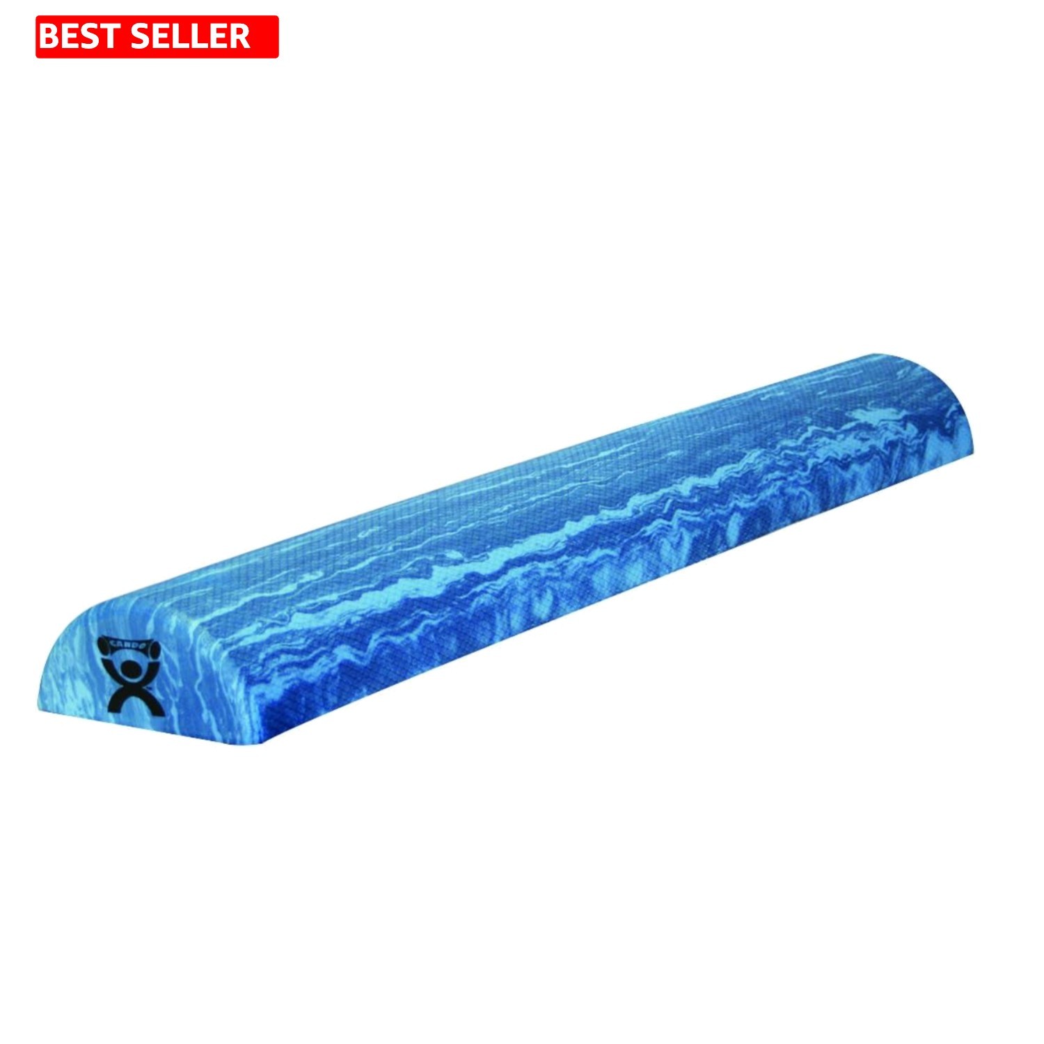 Heavy Duty 6" x 36" Half Round EVA Foam Roller for Ultimate Muscle Therapy