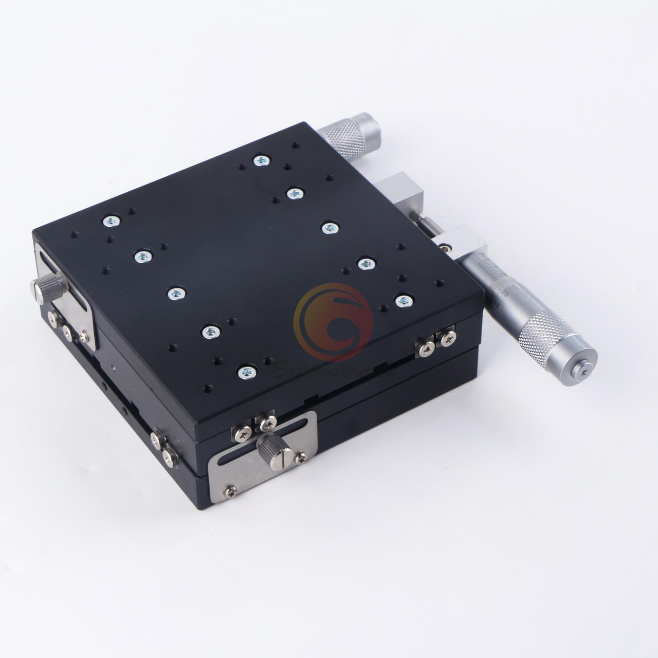 XY-Axis Stage Manual Slide Table Trimming Platform 125*125mm XY125-RM 46mm