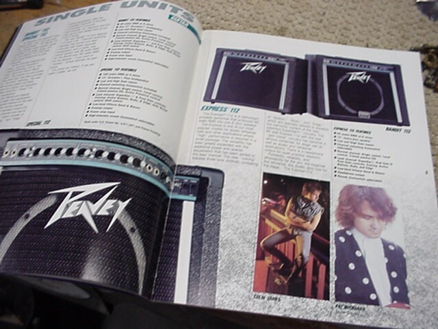 Peavey Electronics Amplifiers Catalog 1990 tweed classic amps 45 pages