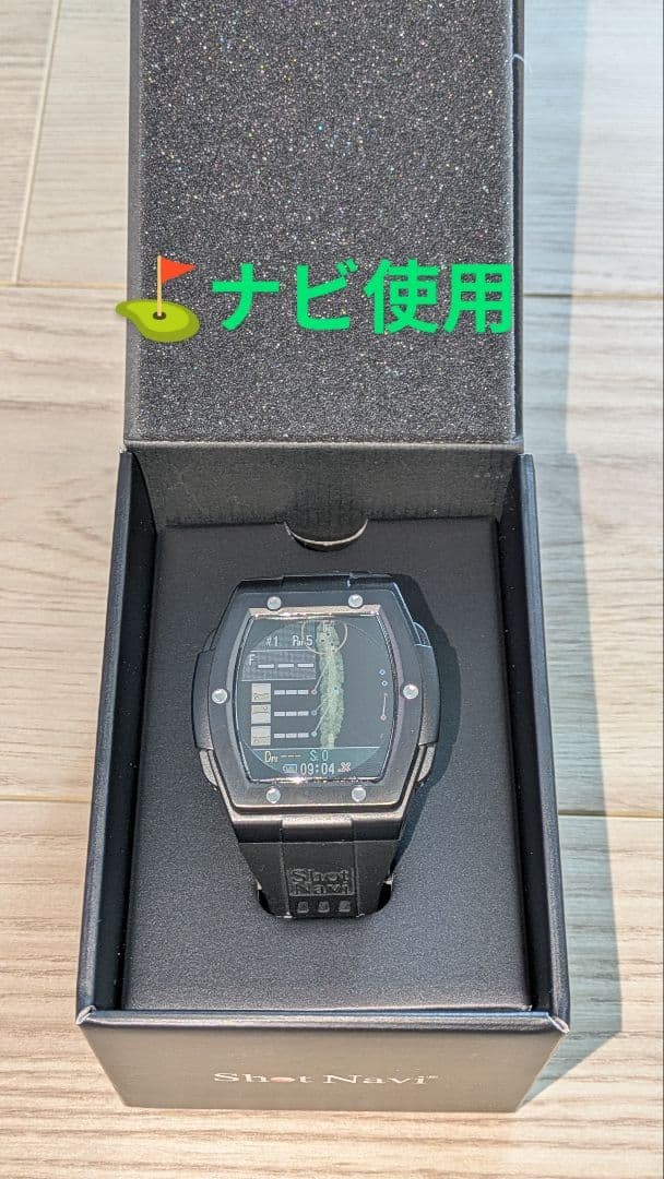 Crest Golf GPS Watch Black GPS & Time Function Used