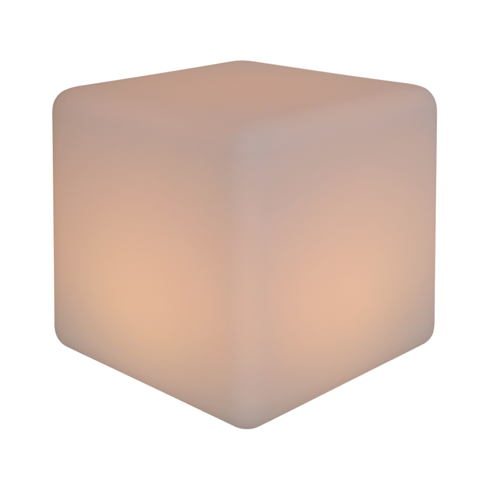 16 RGB Colors Rechargeable 12 inch LED Light Cube Stools Chair W/Remote Control