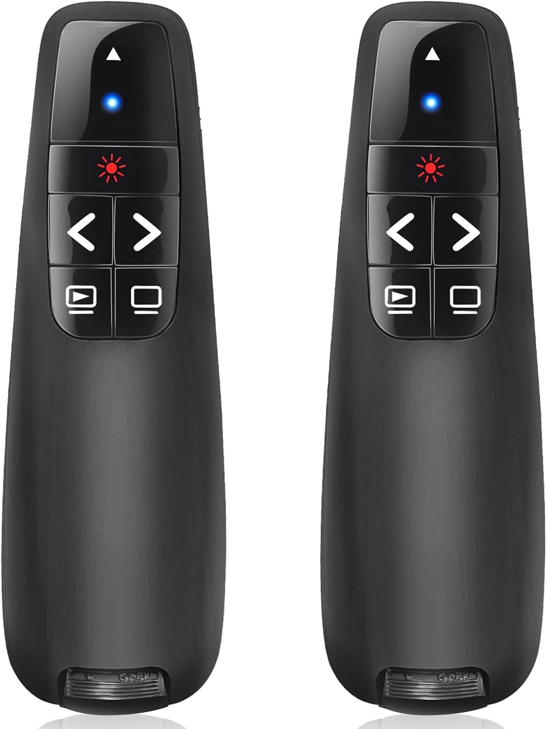 2 Units Wireless Presenter Remote USB Clicker for PPT Classroom Slideshow