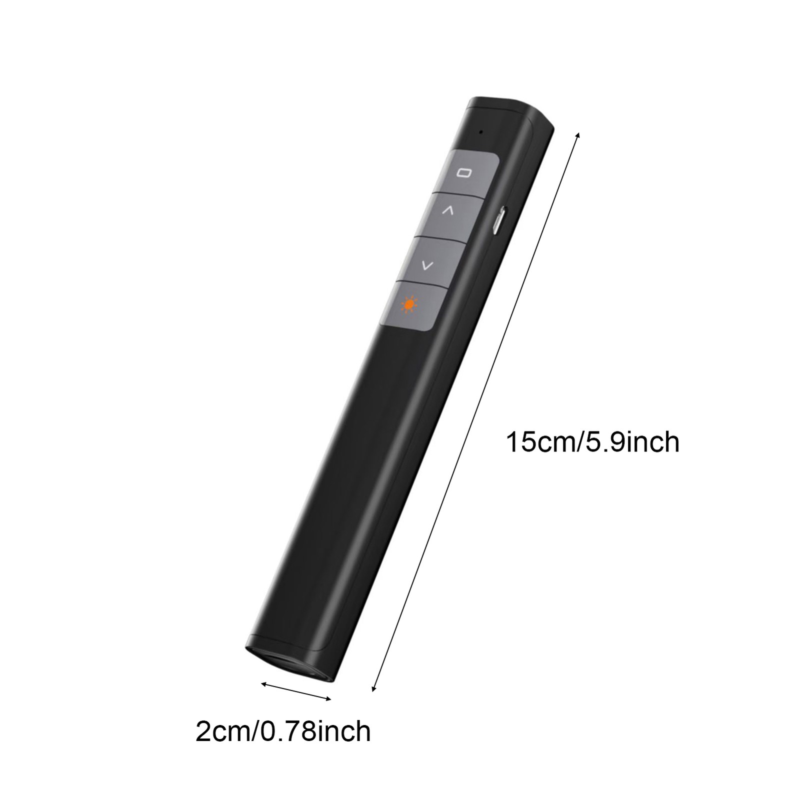 Plug-and-Play Page Turner 2.4GHz Wireless Presenter Remote Presentation Clicker