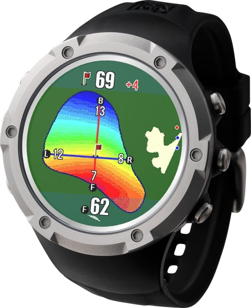 ShotNavi Evolve α Golf GPS Watch Bluetooth 1.4" Used