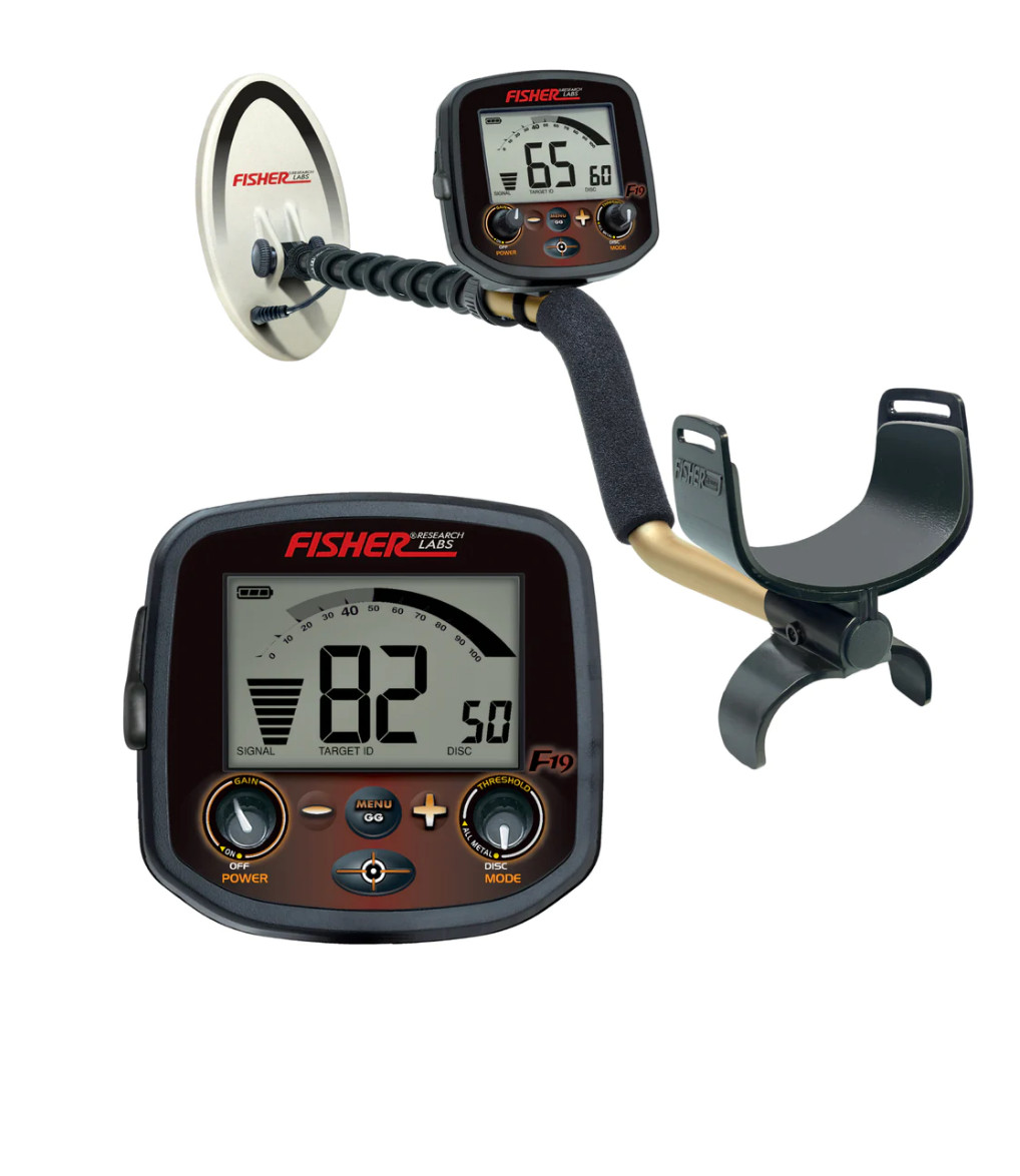 Fisher F19 Metal Detector with Waterproof Search Coil NEW Deal 11" COIL