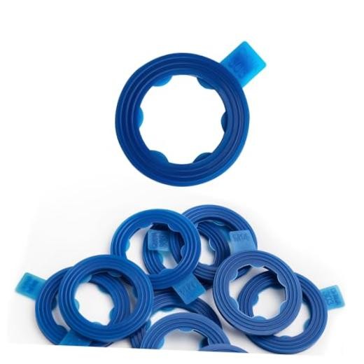 10PCS Nylon Rib Oil Drain Plug Gasket Replacement OEM 66303,Essential Car M14