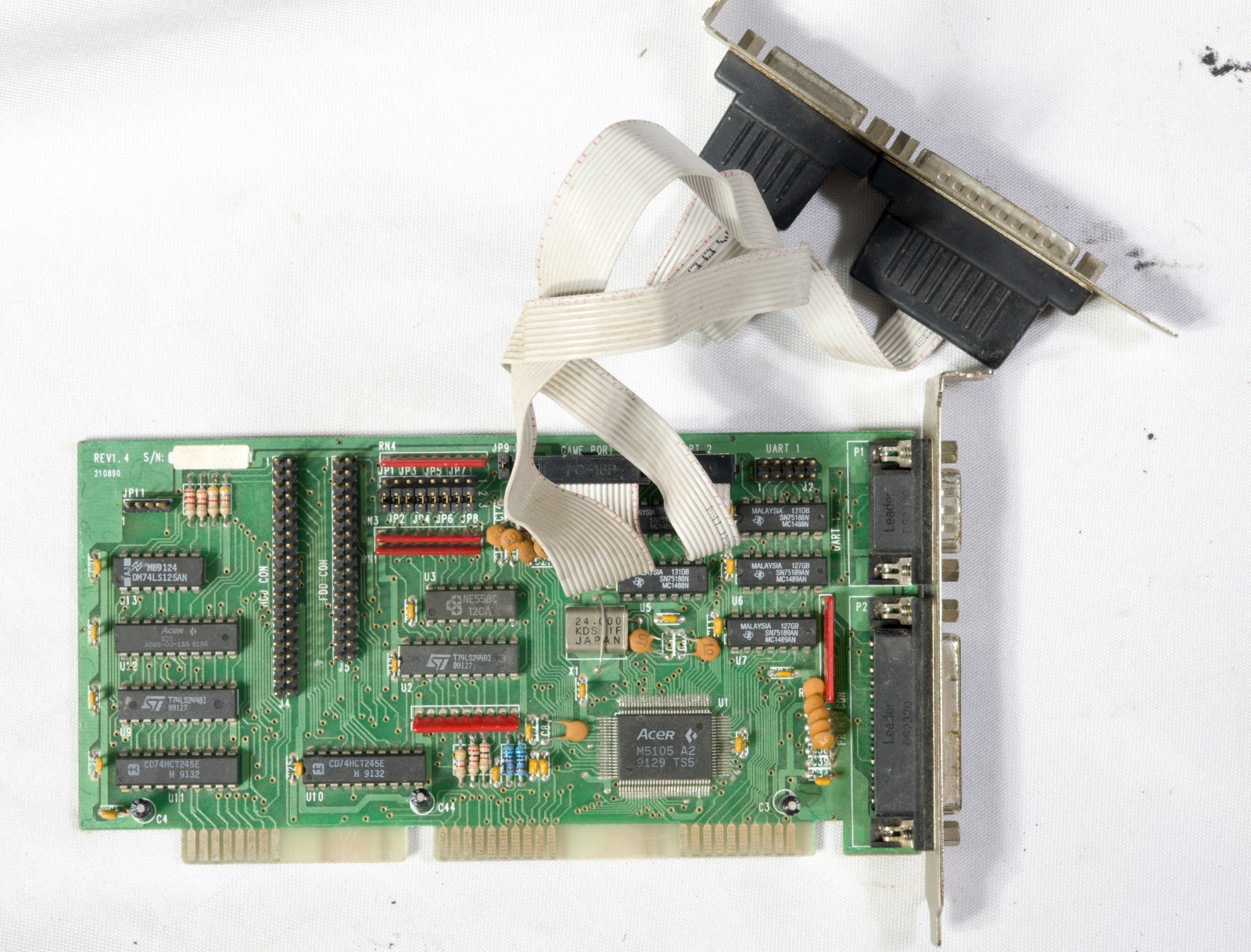 Vintage Generic IDE floppy game serial parallel adapter ISAC38