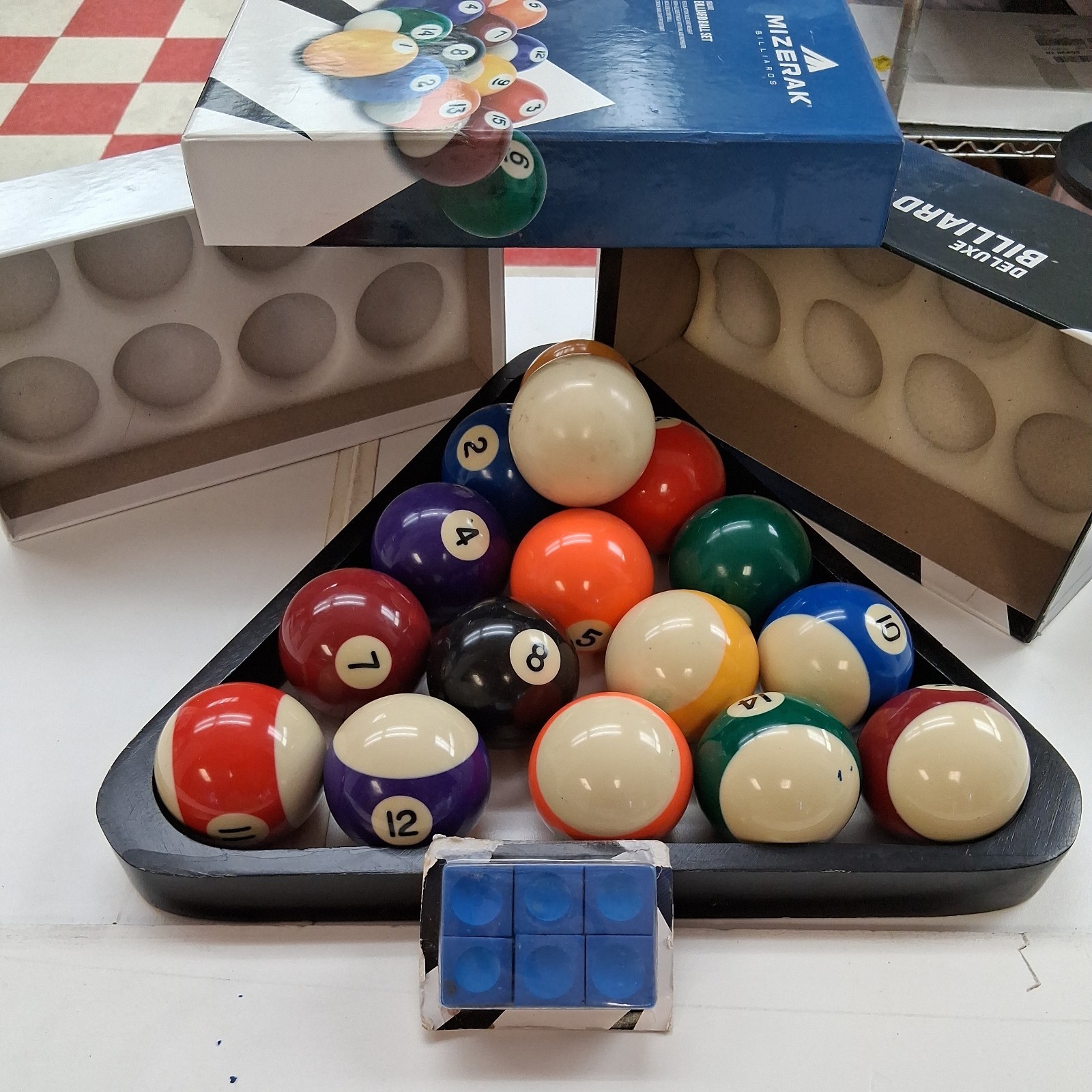 Billiards Pool Table Billiard Balls Full 16 Ball set Mizerak