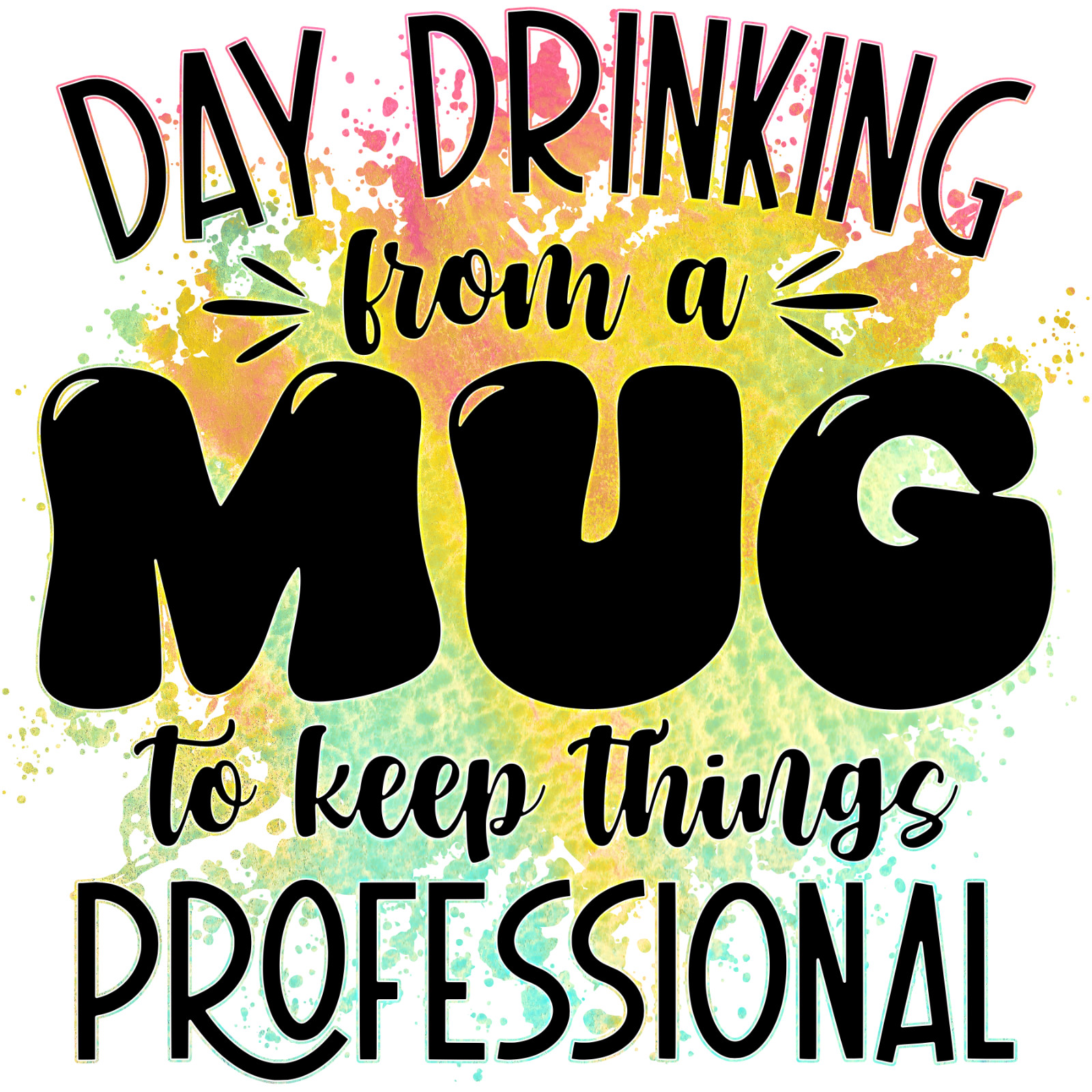 Day Drinking, Mouse Pad, Sublimated, Can Personalize/Made to Order(mp26)