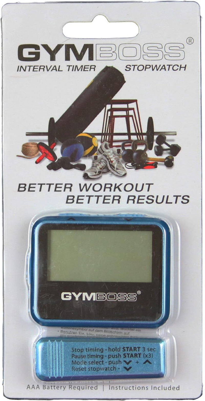 Interval Timer and Stopwatch - Teal/Blue Metallic Gloss