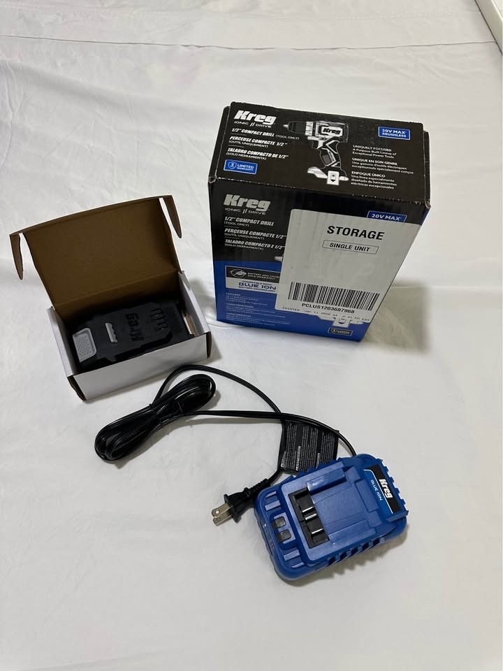 Brand New Kreg 20V Ionic Drive 1/2" Compact Drill