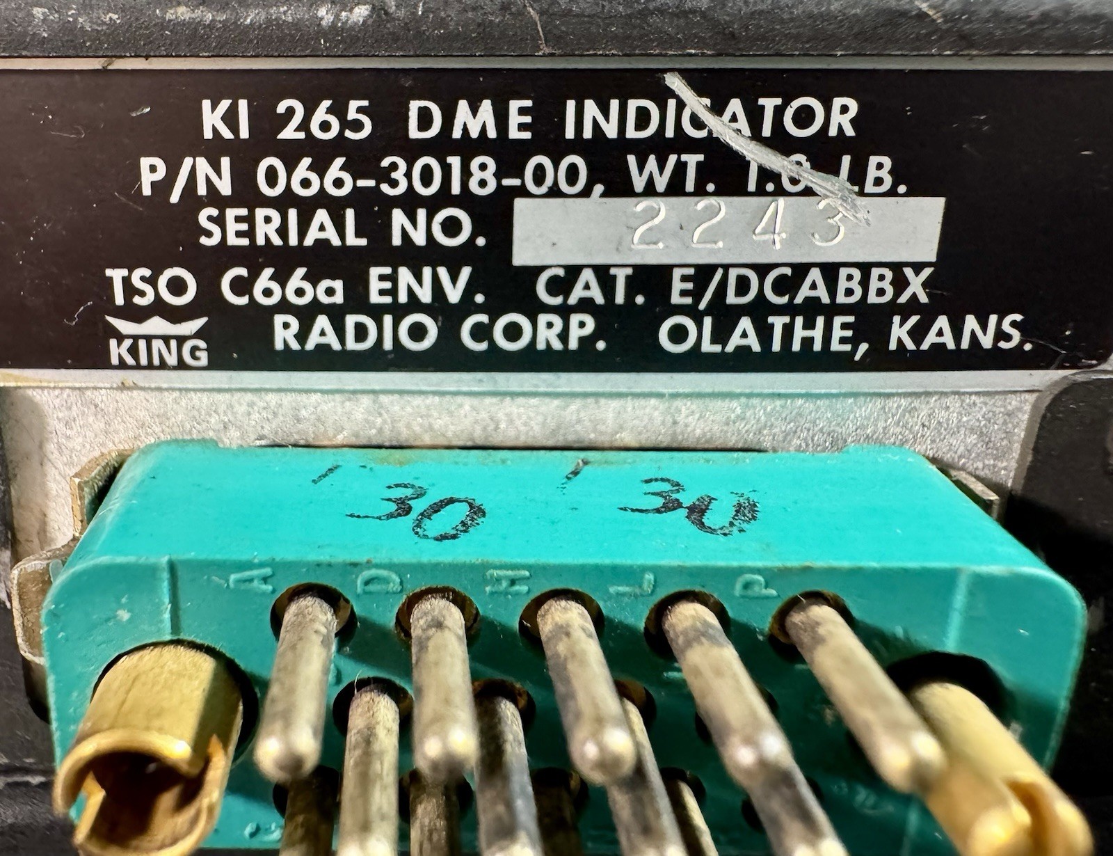 2 x King Aircraft DME Indicator Units - KI265 - LOW START BID!