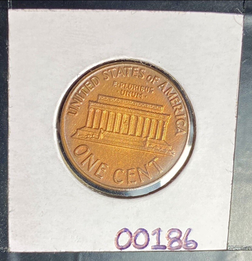 1971 Lincoln Cent - Red - DDO FS-101