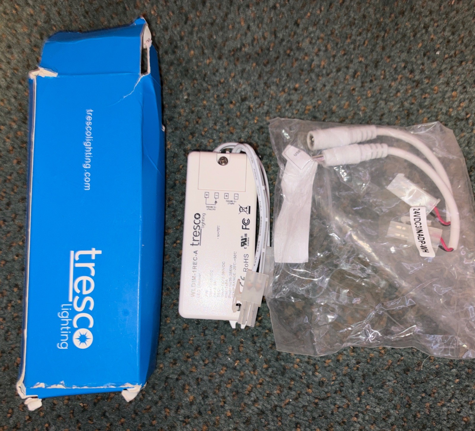 Tresco Lighting 60 Watt Wireless Dimmer Receiver