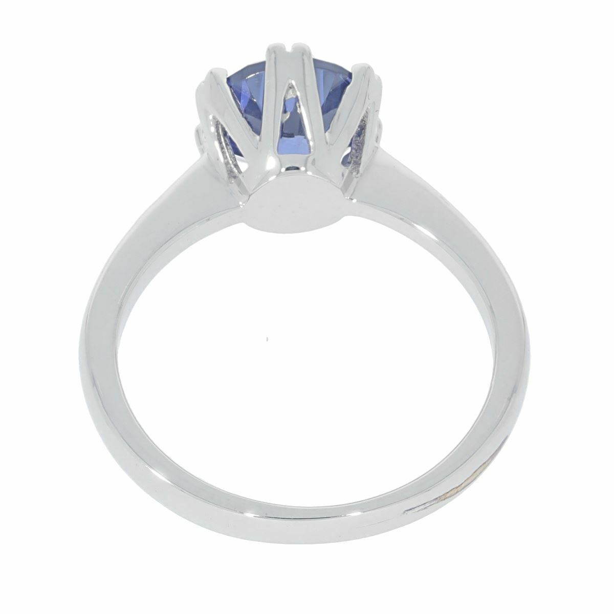 Sterling Silver Semi Mount Ring Setting RD 8x8mm Topaz