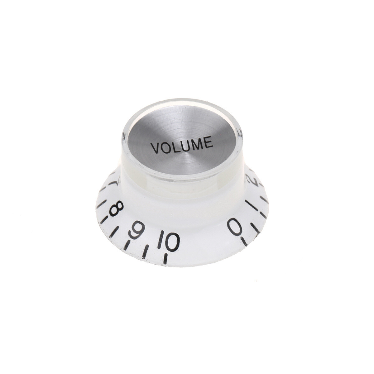 Musiclily Pro White Imperial Inch Guitar 2 Volume 2 Tone Knob For US Les Paul SG