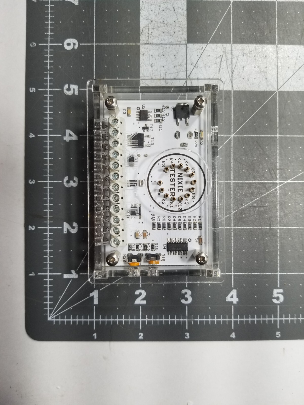 Retro Nixie Tester assembled by Retrotime Nixie Tubes