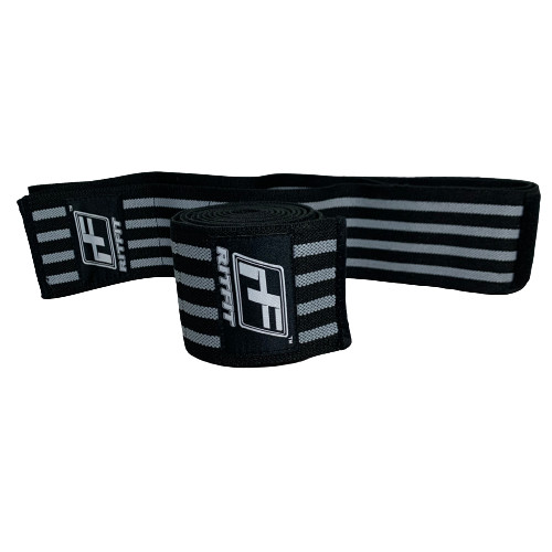 RitFit Powerlifting Knee Straps Pre-Owned Black