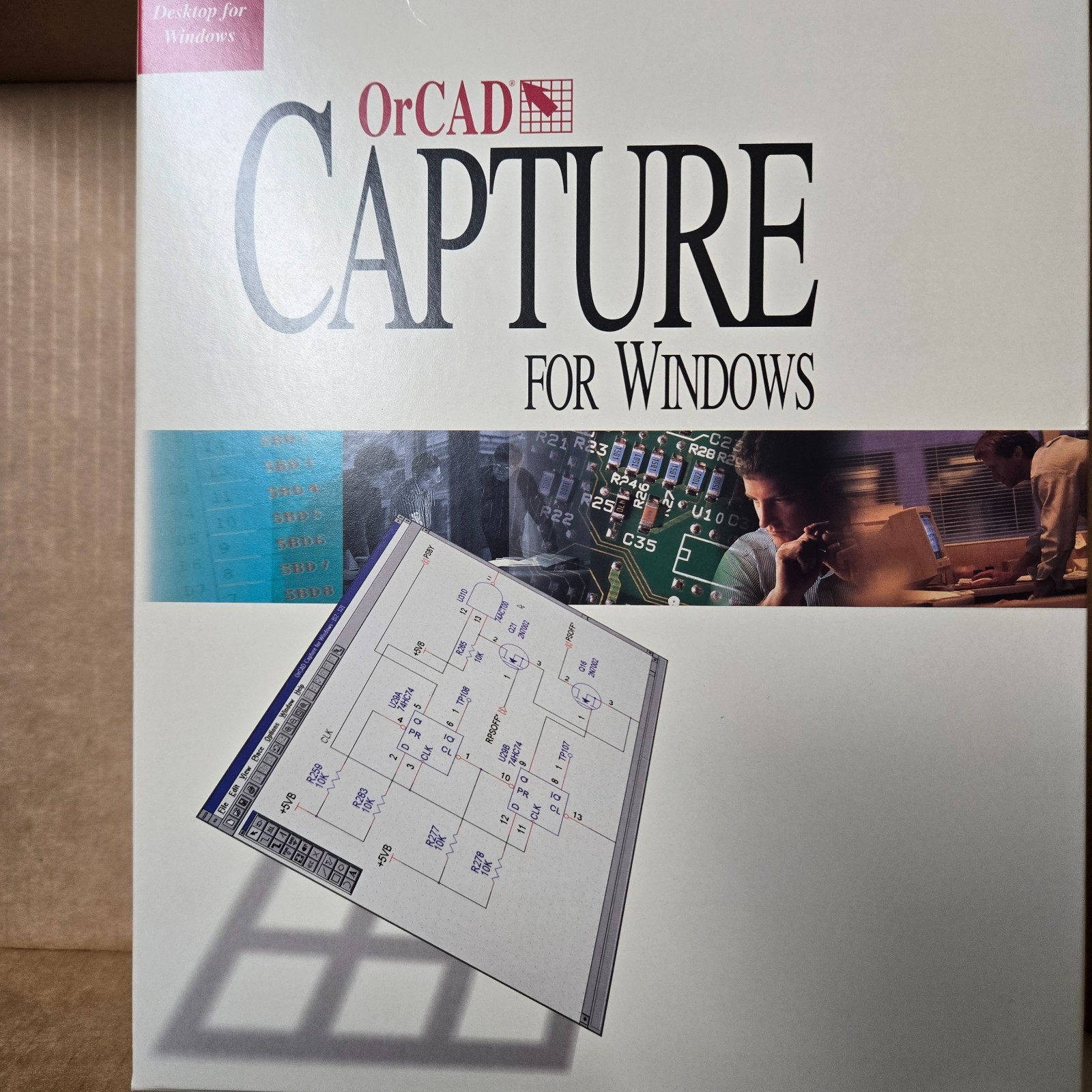 Vintage OrCAD Capture for Windows v7.0 & v7.20 Hardware Dongle CDs Manuals Box