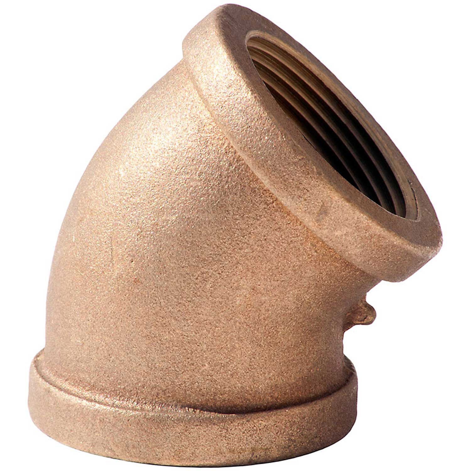 1/2" 45 Degree Elbow Lead Free Brass FNPT 125 PSI