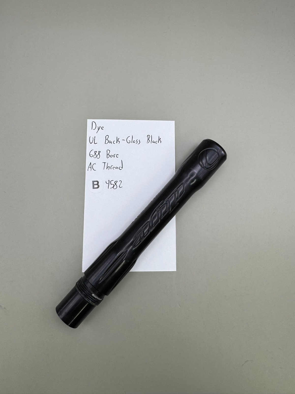 Dye UL Back-Gloss Black 688 Bore AC Thread