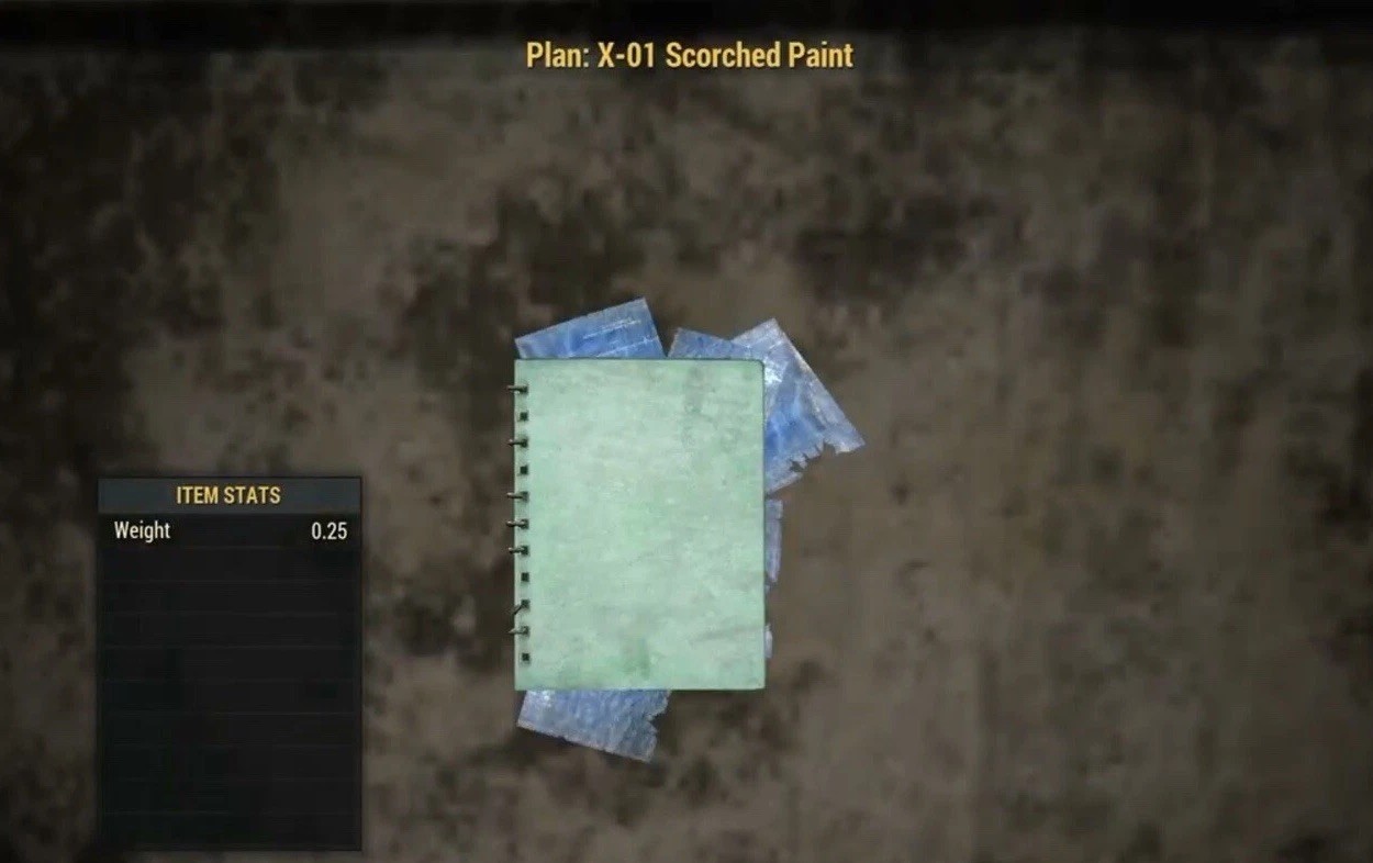 (Xbox) X-01 Scorched Paint Plan