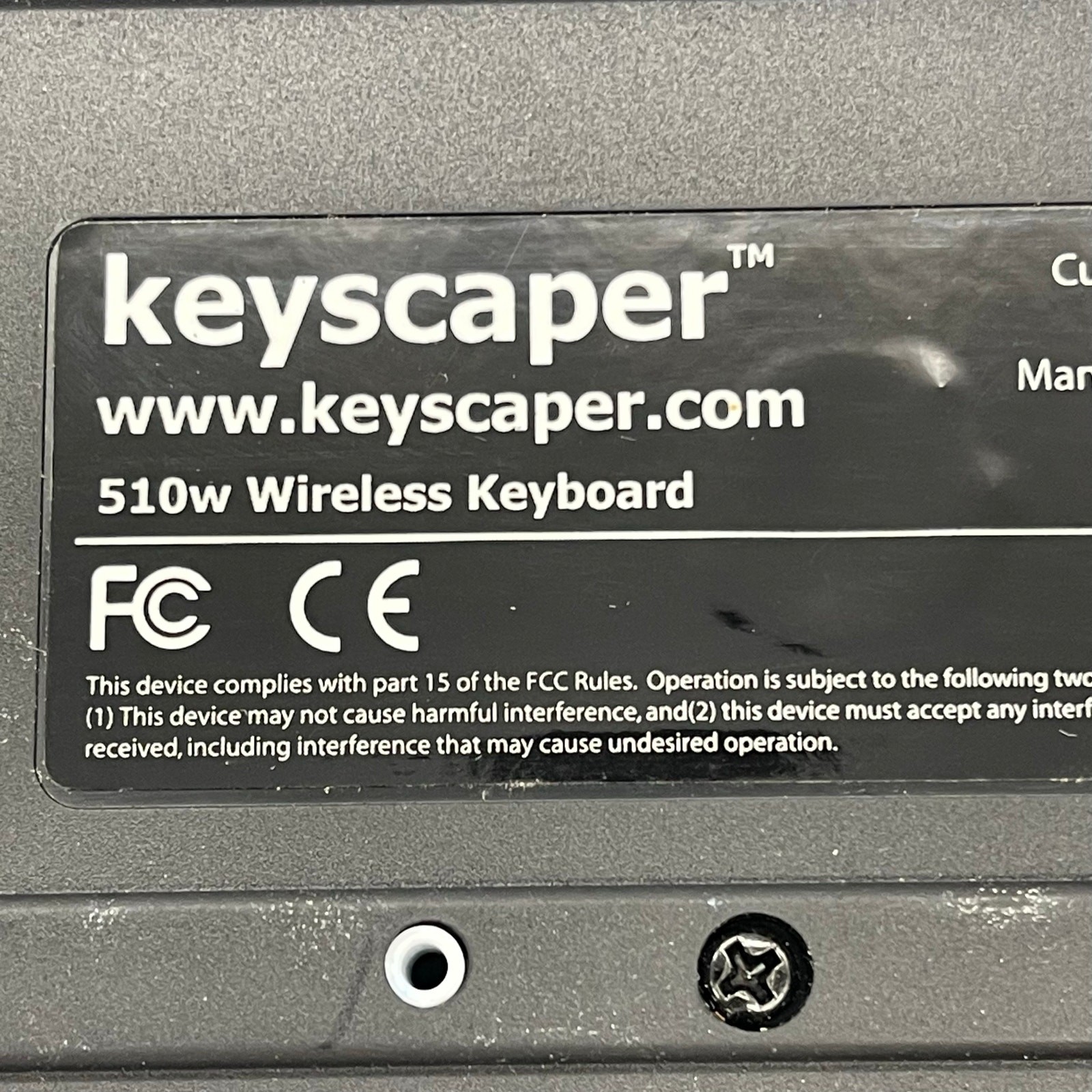 Keyscaper 510W Carolina Panthers Wireless USB Keyboard