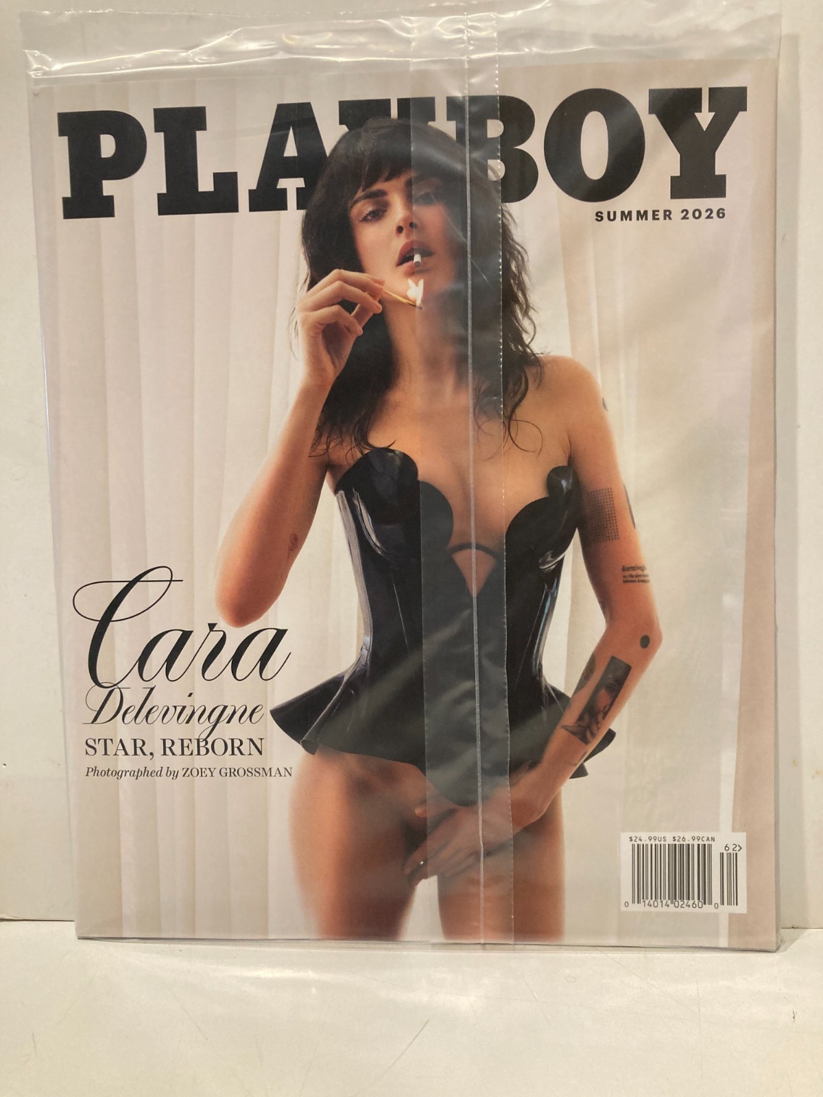 PLAYBOY MAGAZINE SUMMER 2026 CARA DELEVINGNE STAR REBORN  (SEALED) BRAND NEW