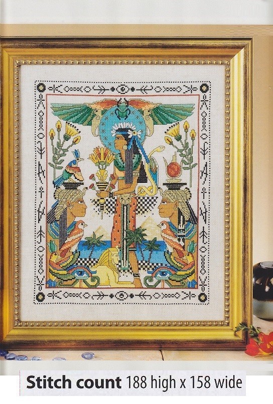 EGYPTIAN SAMPLER CROSS STITCH PATTERN ONLY