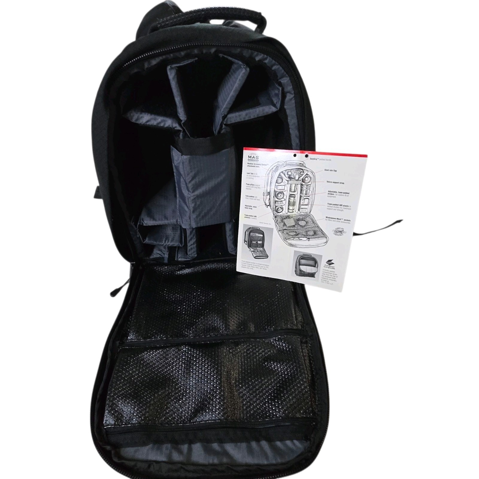 Tamrac 759 Expedition Grade Professional Camera Backpack Compartment For Laptop