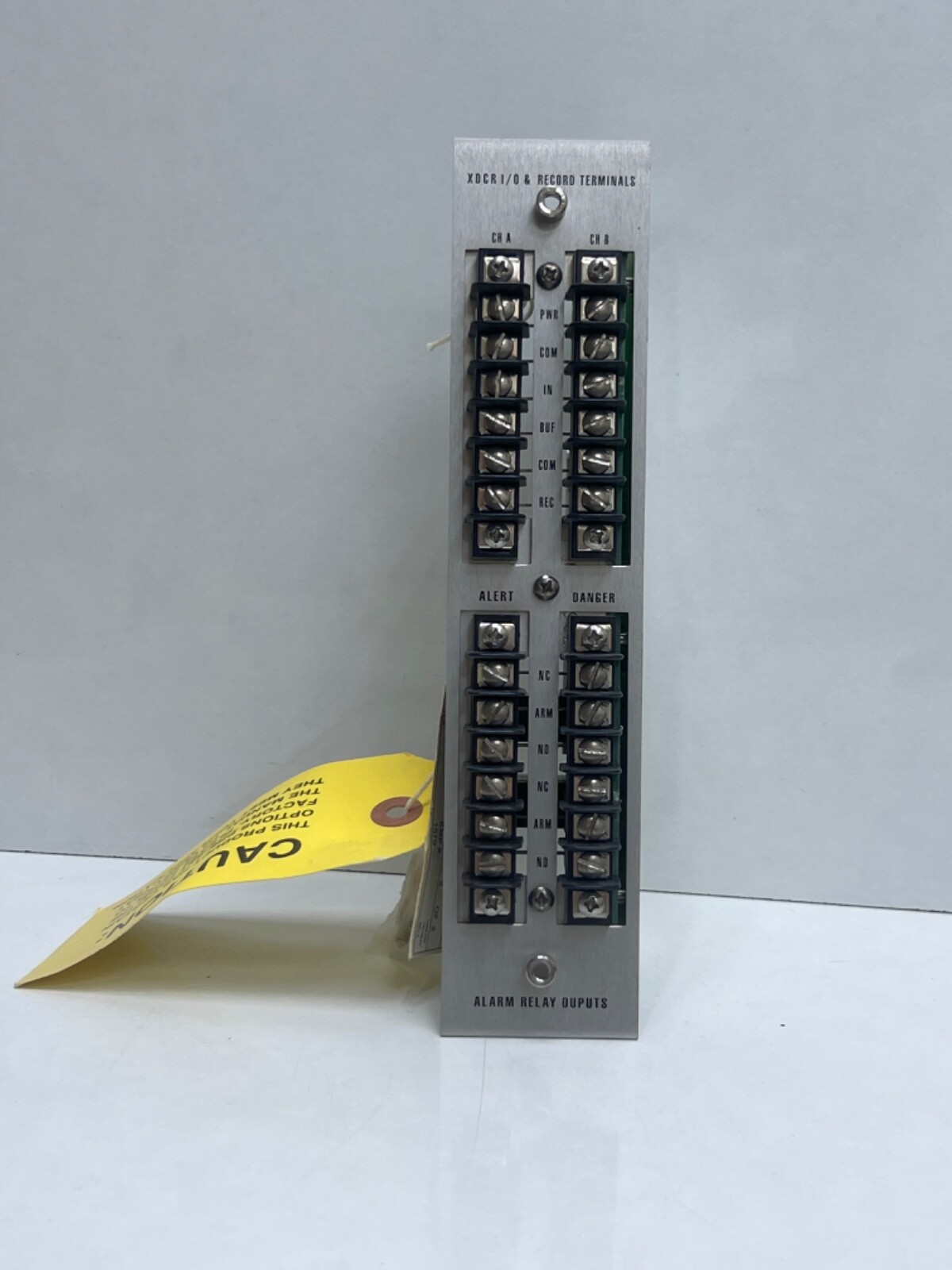 BENTLY NEVADA 81545-01 SIGNAL INPUT/ DUAL OR NO RELAYS