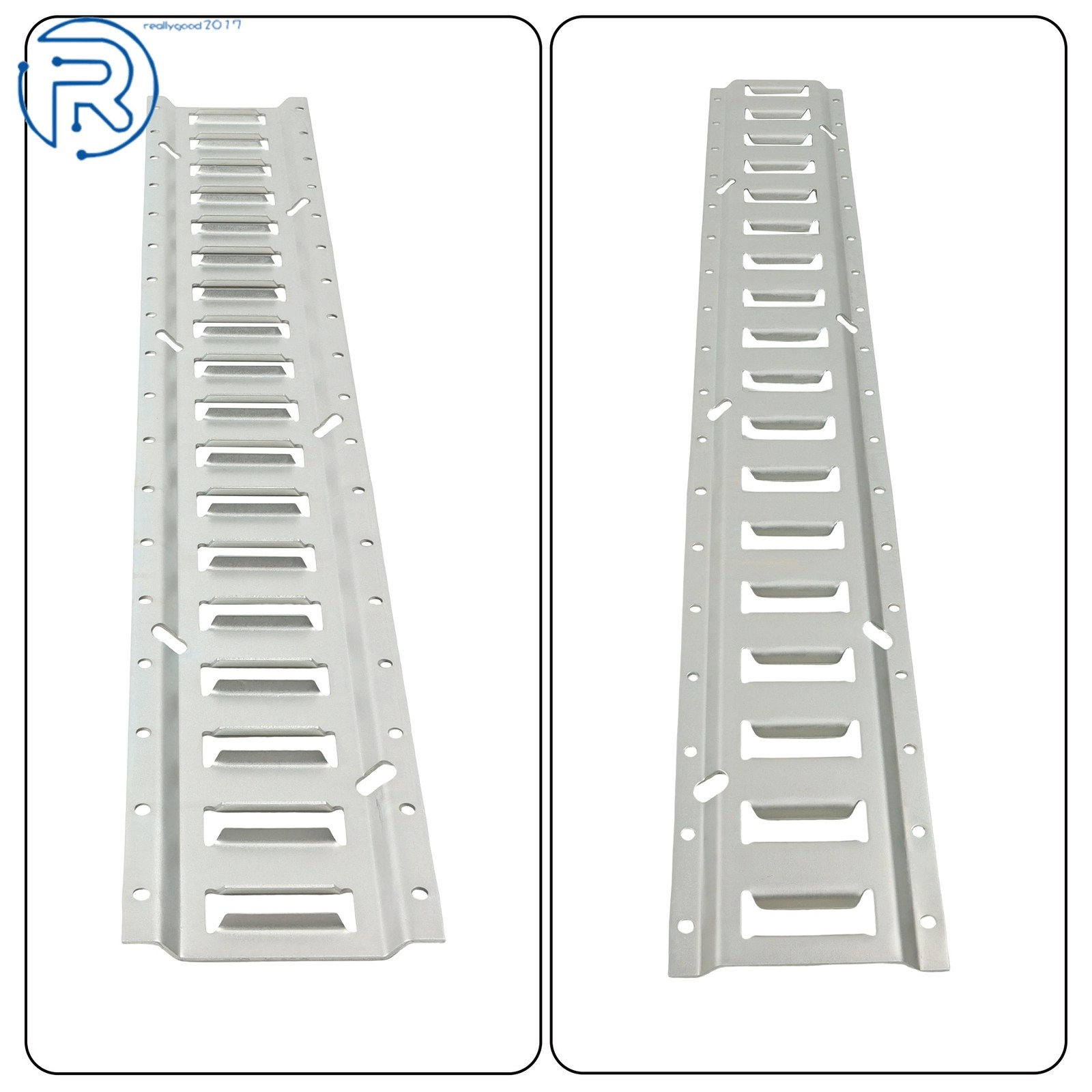 New Steel E Track Tie Down Rail Kit Silver Galvanized 24 Pack 3' Secure Cargo