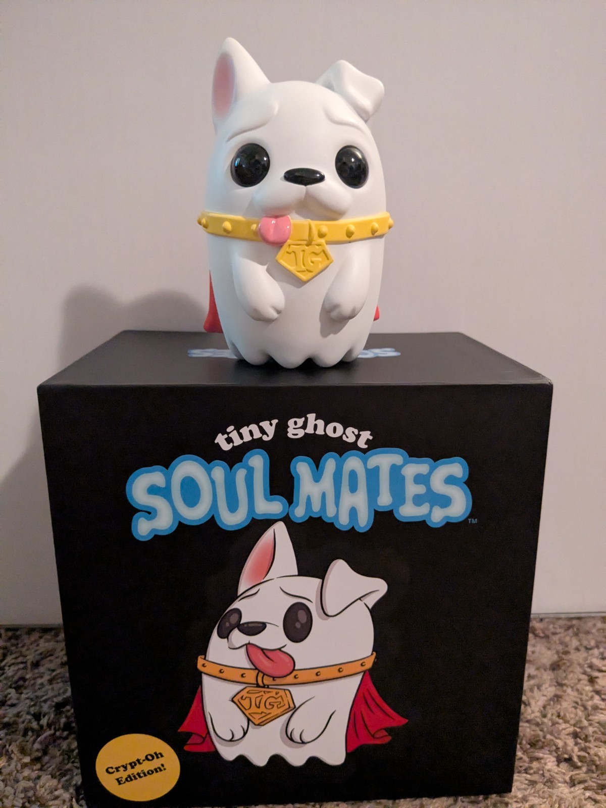 Krypto Soul Mates Tiny Ghost Crypt-Oh Resin Figure - Superman SDCC 2025 LE150