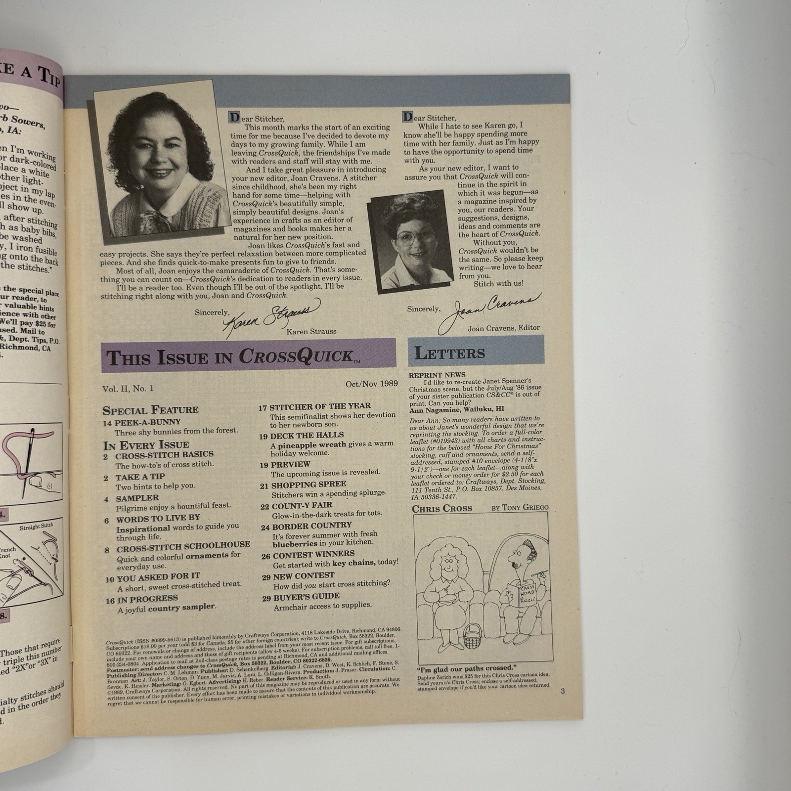 Cross Quick Magazine - Issues from 1988-1990