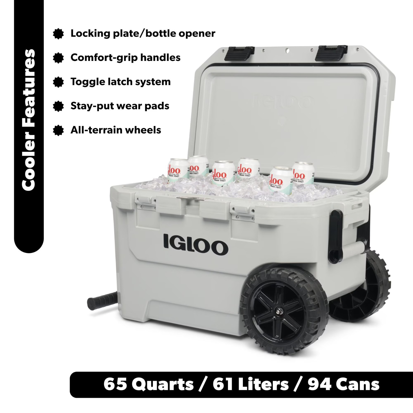 Igloo 65 Quart Yukon Performance Cooler with Wheels