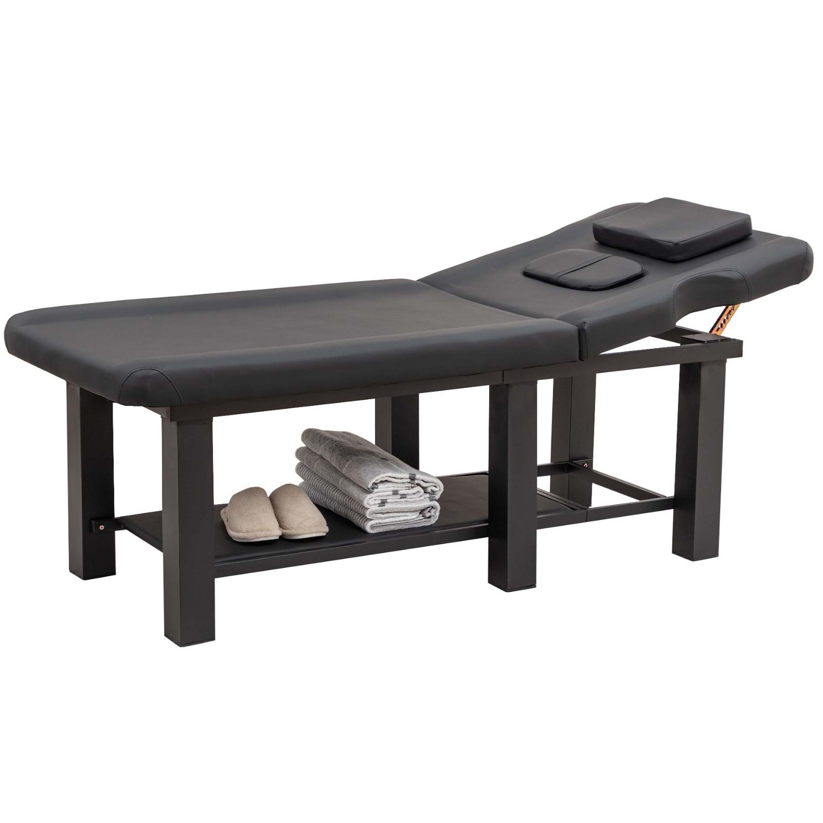 Heavy Duty Massage Table Stationary Massage Bed Wide Spa Lash Bed Tattoo Bed