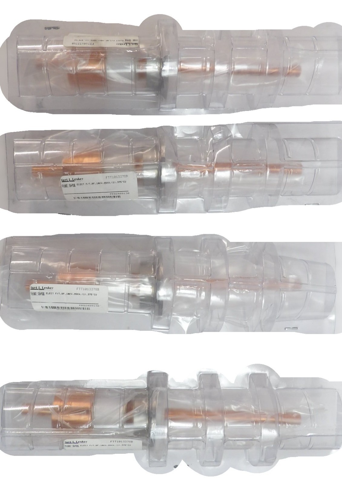 Kurt J. Lesker FTT1013378B RF Feedthrough KF Flanged Reseller Lot of 4 New