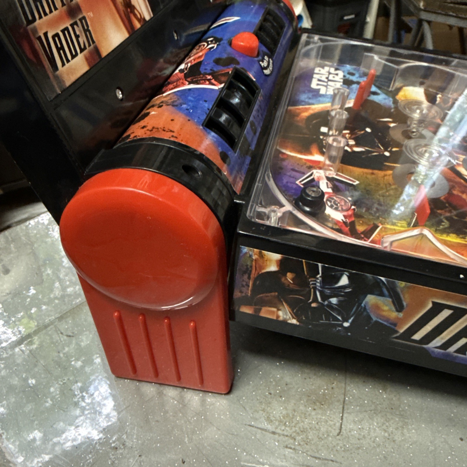 2004 Star Wars DARTH VADER Pinball Machine Electronic Talking Tabletob FUNRISE