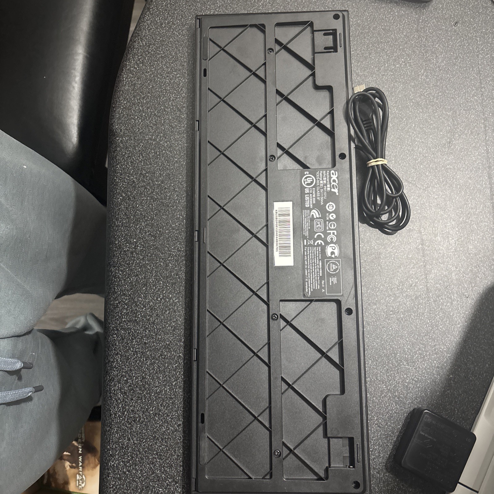 Acer Black USB UK Keyboard ( PR1101U )
