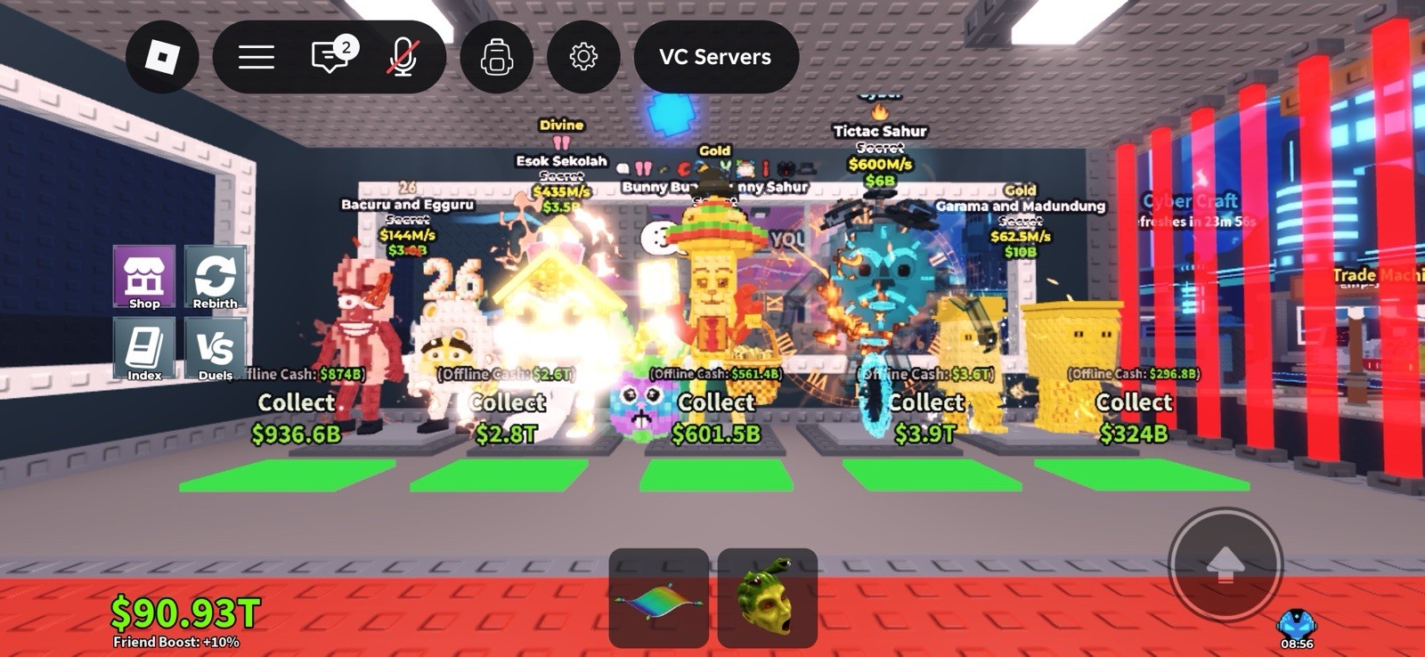 (Steal A Brainrot) Selling