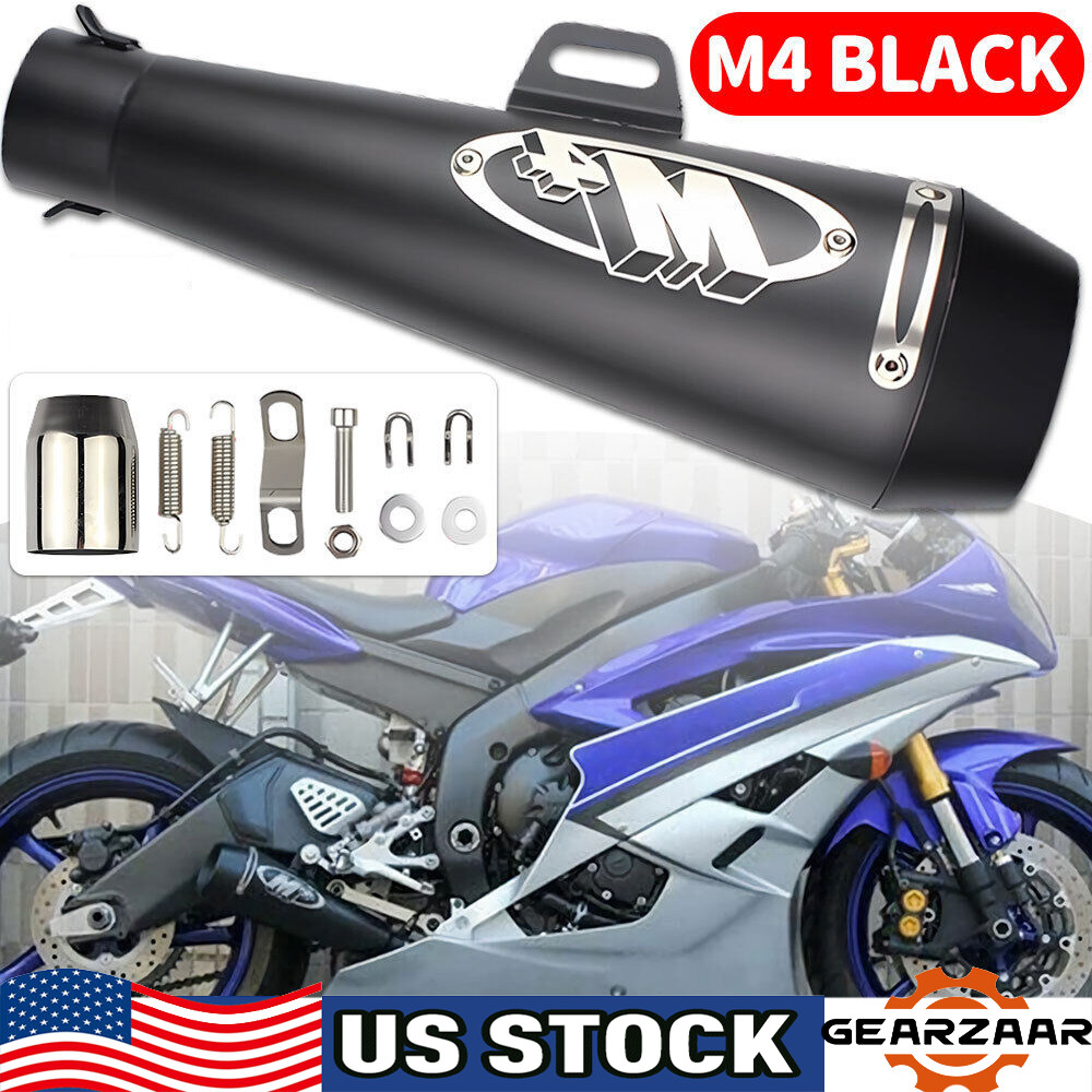 Motorcycle Exhaust Muffler Pipe M4 DB Killer Slip-On Exhaust For GSXR 750 YZF/R6