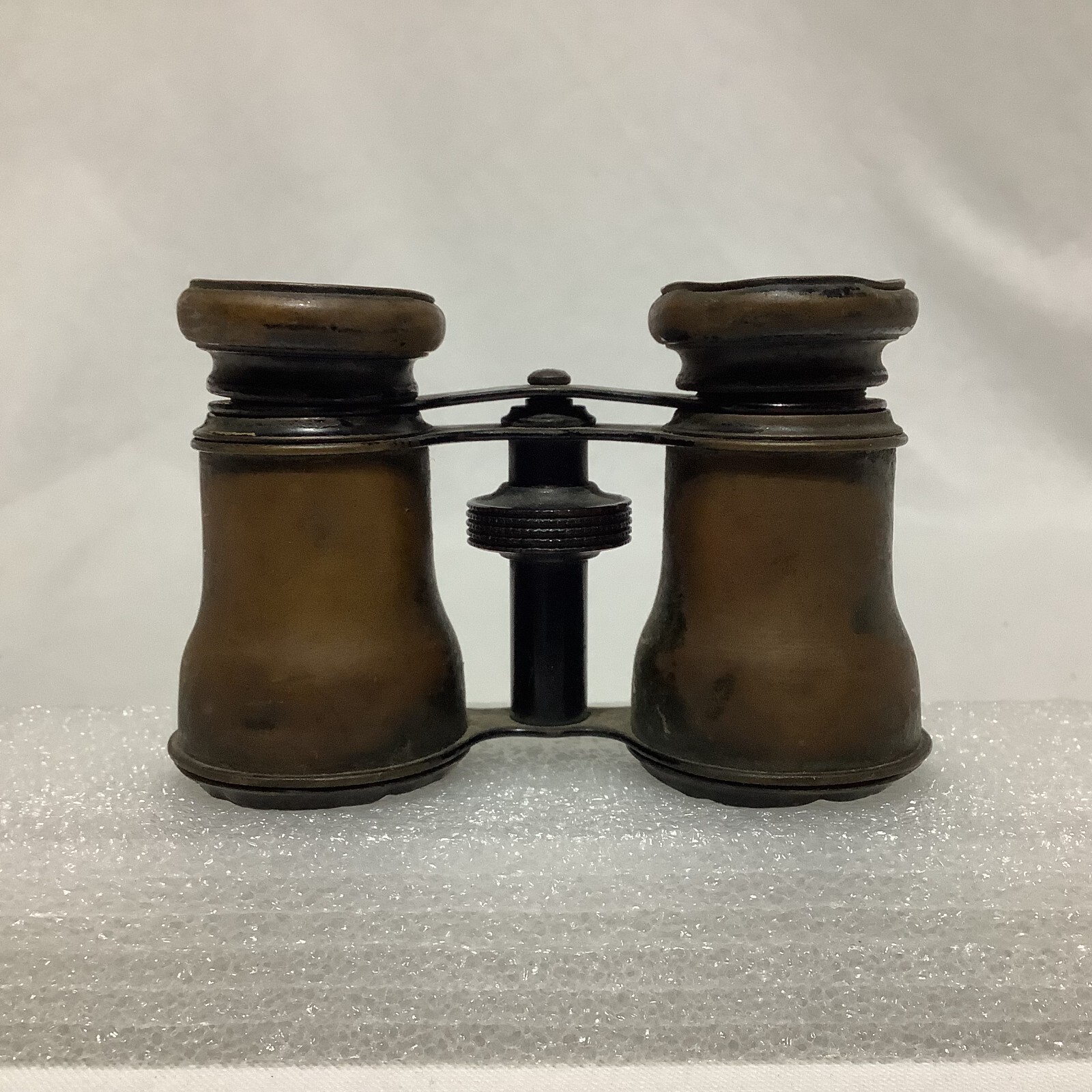 Vintage La Favorite Paris Brass Opera Glasses Mini Binoculars