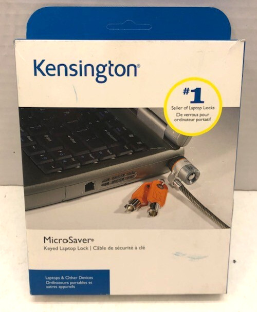 Kensington Keyed Laptop Lock & Notebook Lock MicroSaver K64068FA - NEW!