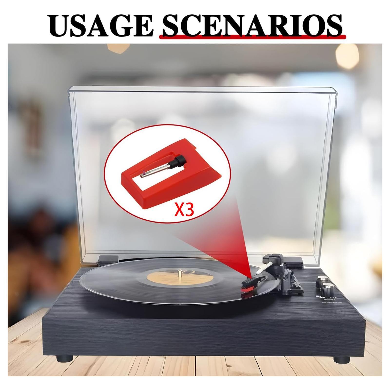 Vinyl Recorder Player Needle Professional Lightweight Spare Part Accessory
